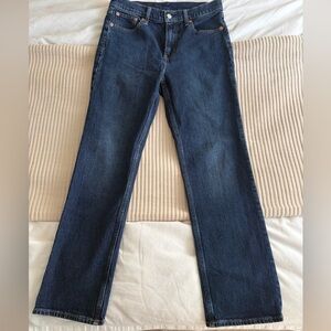 Gap Dark Blue Women's Straight-Leg Jeans